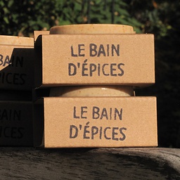 Savon "Le Bain d'épices" +/- 110 gr