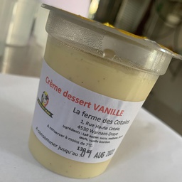Crème dessert - vanille 130 gr