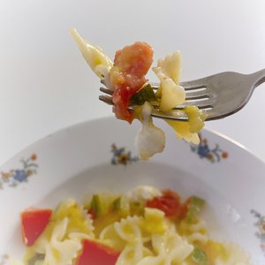 LCA x La Tranche # - Farfalle tomates courgettes mozza